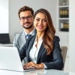 Flux Schnell Professional Legal Virtual Assistant Man And Woma