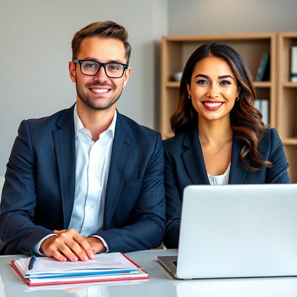 Flux Schnell Professional Legal Virtual Assistant Man And Woma