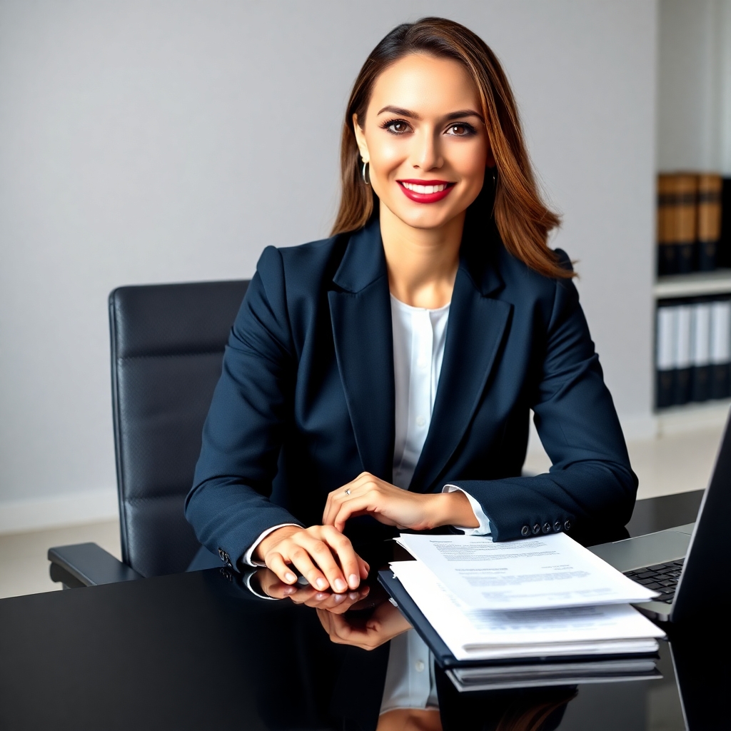 Flux Schnell Professional Legal Virtual Assistant Photorealist