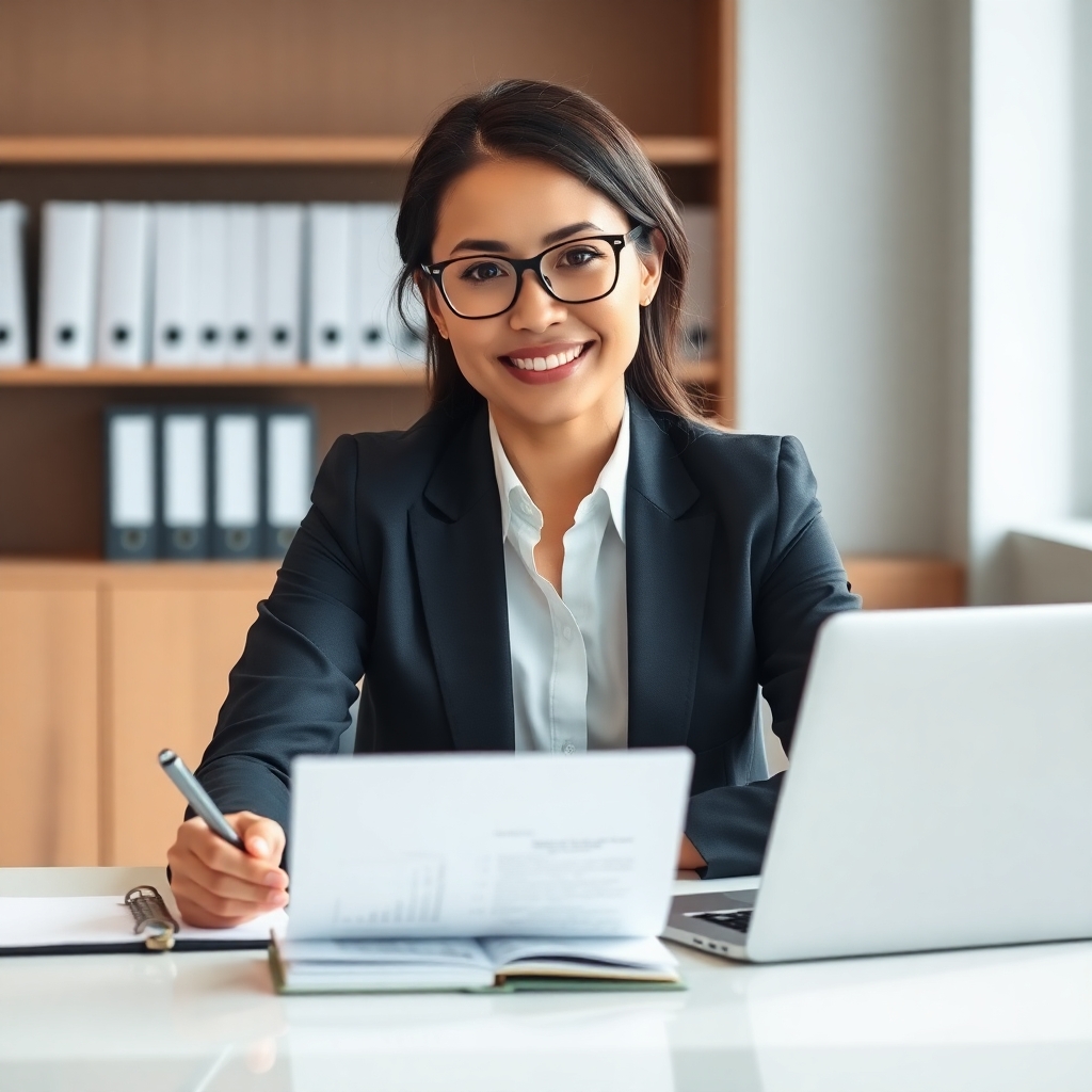 Flux Schnell Professional Legal Virtual Assistant Photorealist