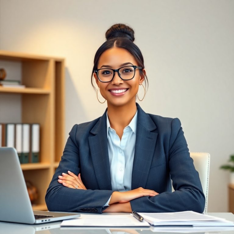 Flux Schnell Professional Legal Virtual Assistant Photorealist