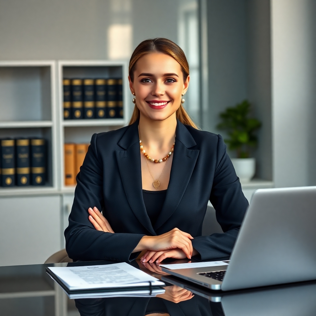 Flux Schnell Professional Legal Virtual Assistant Photorealist