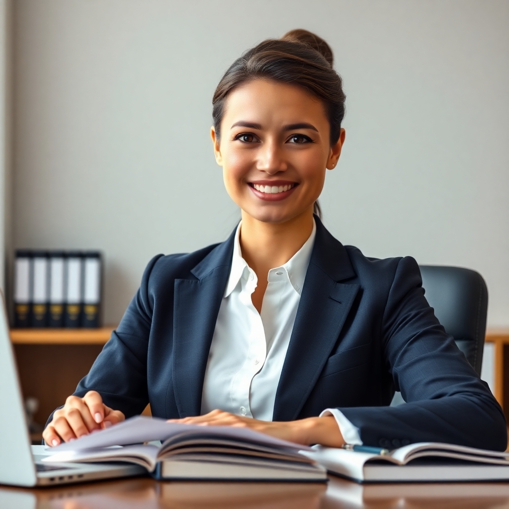 Flux Schnell Professional Legal Virtual Assistant Photorealist