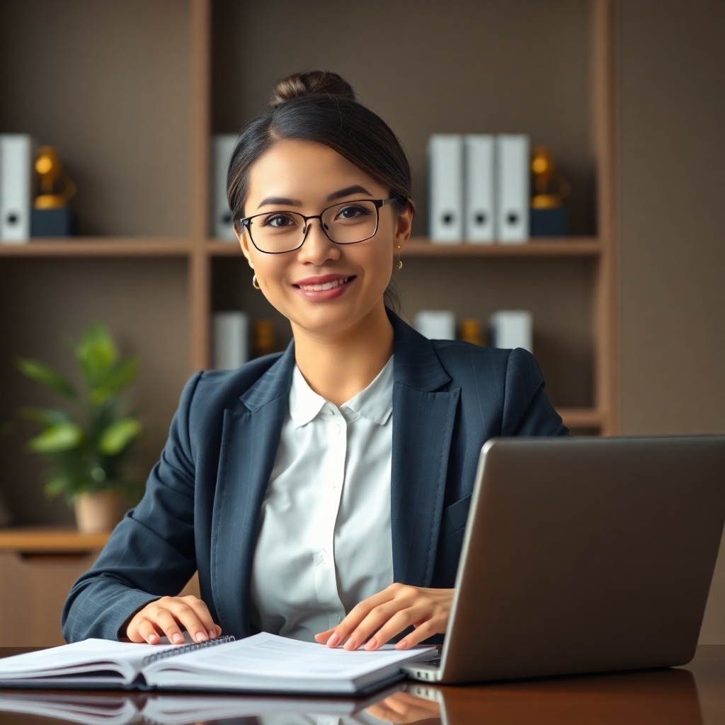 Flux Schnell Professional Legal Virtual Assistant Photorealist