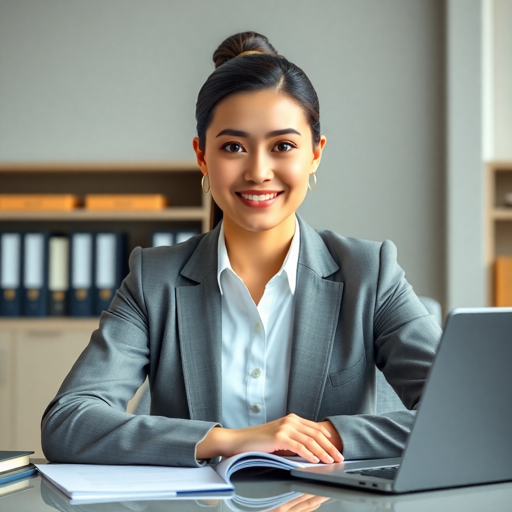 Flux Schnell Professional Legal Virtual Assistant Photorealist