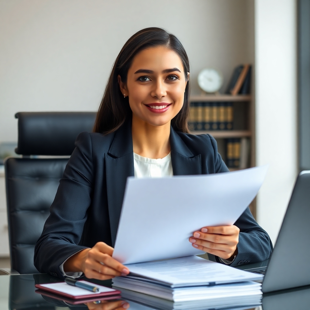 Flux Schnell Professional Legal Virtual Assistant Photorealist
