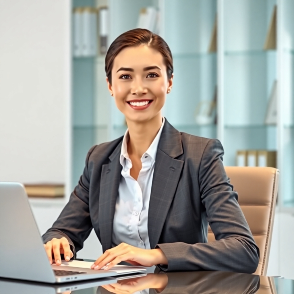 Flux Schnell Professional Legal Virtual Assistant Photorealist