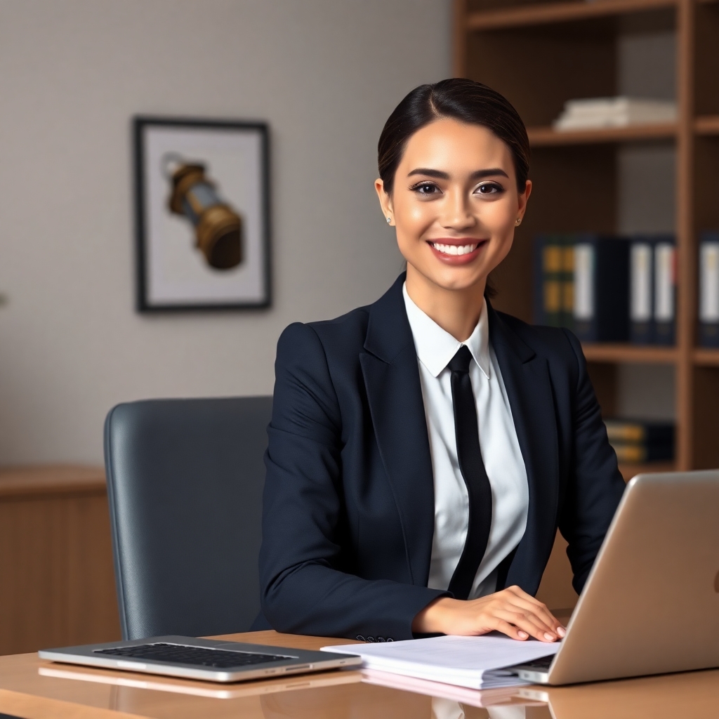 Flux Schnell Professional Legal Virtual Assistant Photorealist